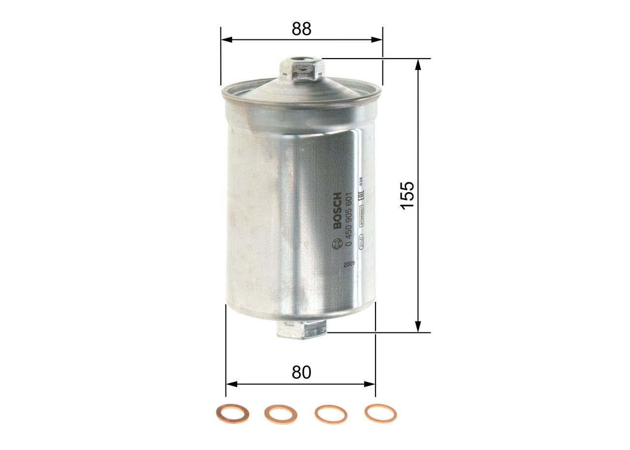 Фільтр тонкого очищення палива Bosch 0450905601 ціна, від 10.57 USD