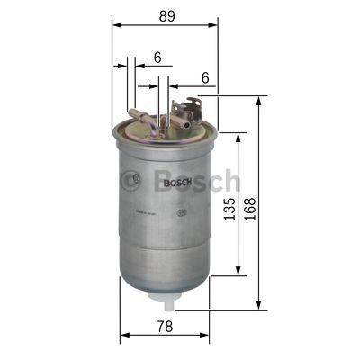 Фільтр паливний Bosch 0450906261