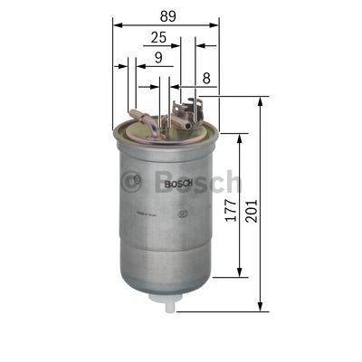 Фільтр паливний Bosch 0450906295