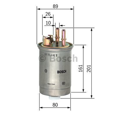 Фільтр тонкого очищення палива Bosch 0450906376 ціна, від 18.64 USD