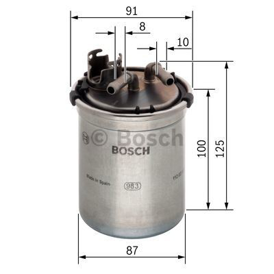 Фільтр тонкого очищення палива Bosch 0450906426 ціна, від 20.70 USD