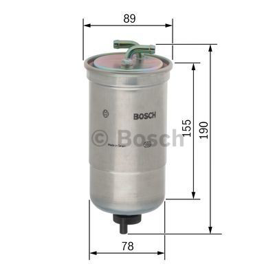 Фільтр паливний Bosch 0450906442