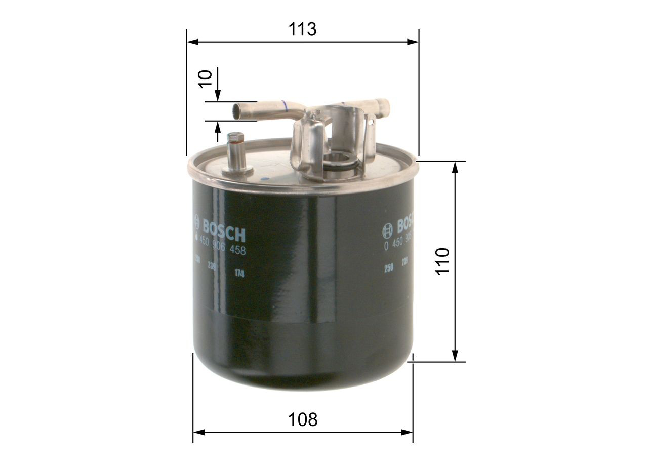 Фільтр тонкого очищення палива Bosch 0450906458 ціна, від 54.80 USD