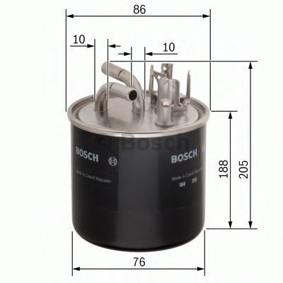 Фільтр паливний Bosch 0450906459