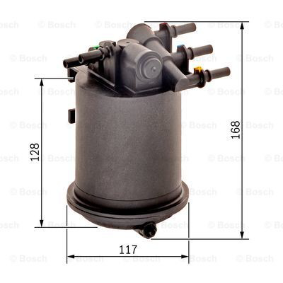 Купити 0450906461 Bosch Фільтр-відстійник палива грубої очистки