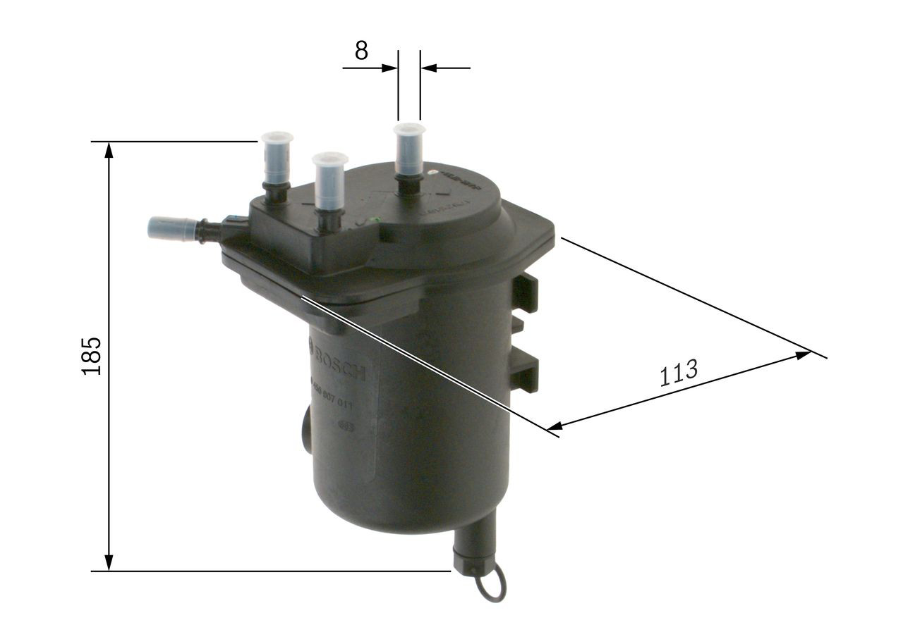 Фільтр тонкого очищення палива Bosch 0450907011 ціна, від 24.91 USD