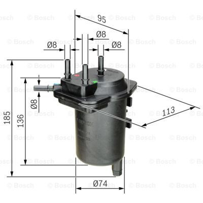 0450907013 Bosch Фільтр палива