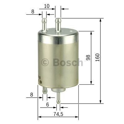 Паливний фільтр 0450915003 Bosch