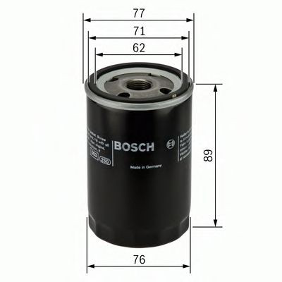 Купити 0451103079 Bosch Корпус масляного фільтра