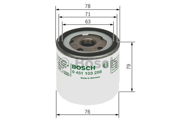Масляний фільтр 0451103298 Bosch
