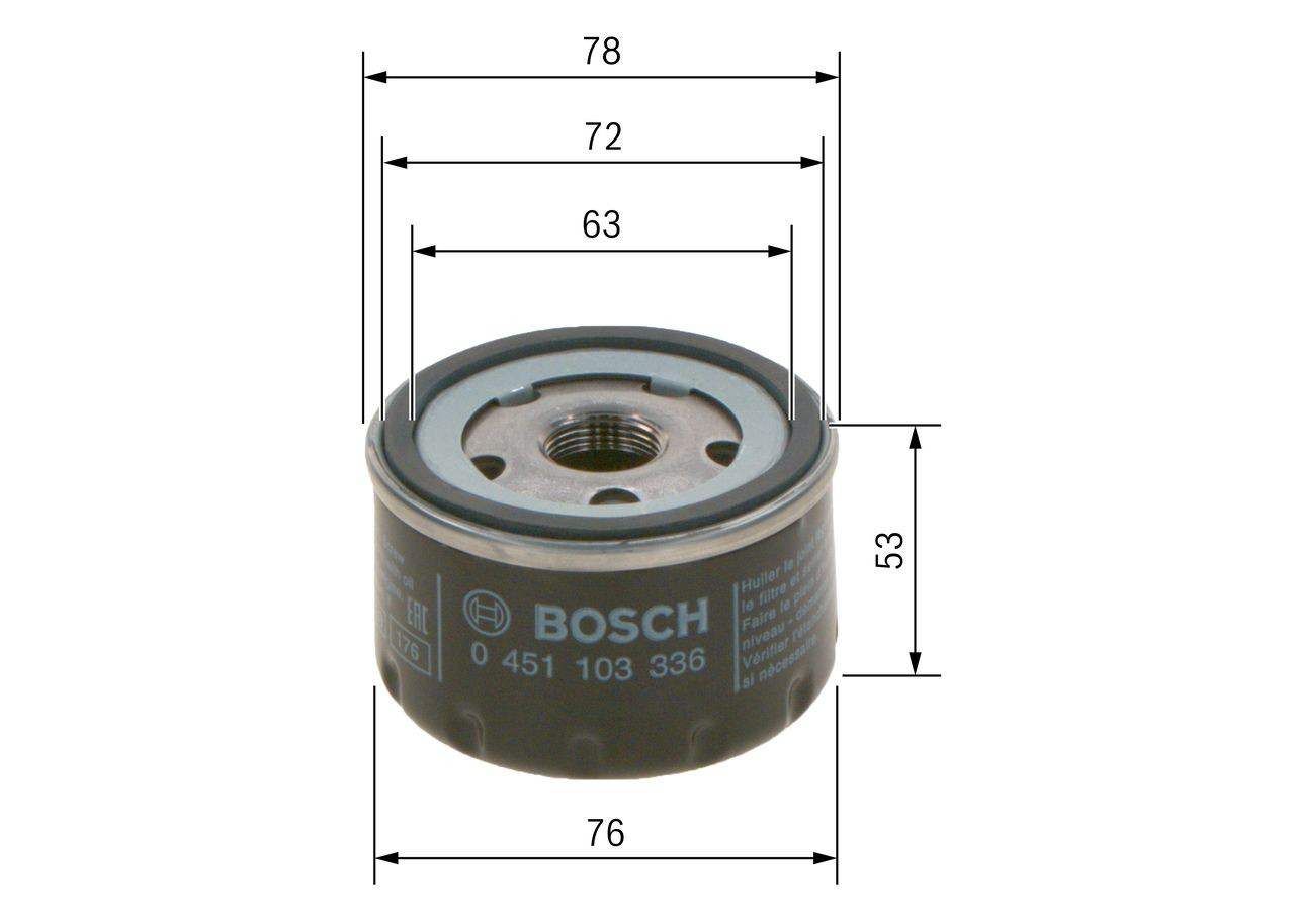 Масляний фільтр 0451103336 Bosch