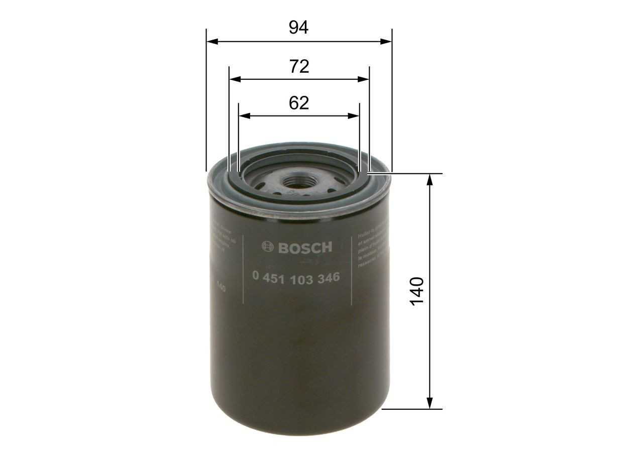 0451103346 Bosch Фільтр масла