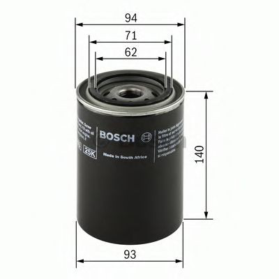 Купити 0451104005 Bosch Фільтр гідравлічної системи
