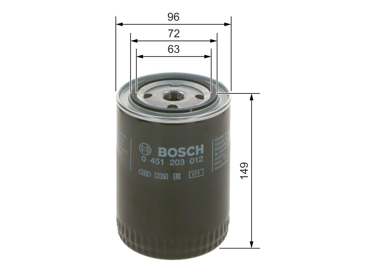 Масляний фільтр 0451203012 Bosch