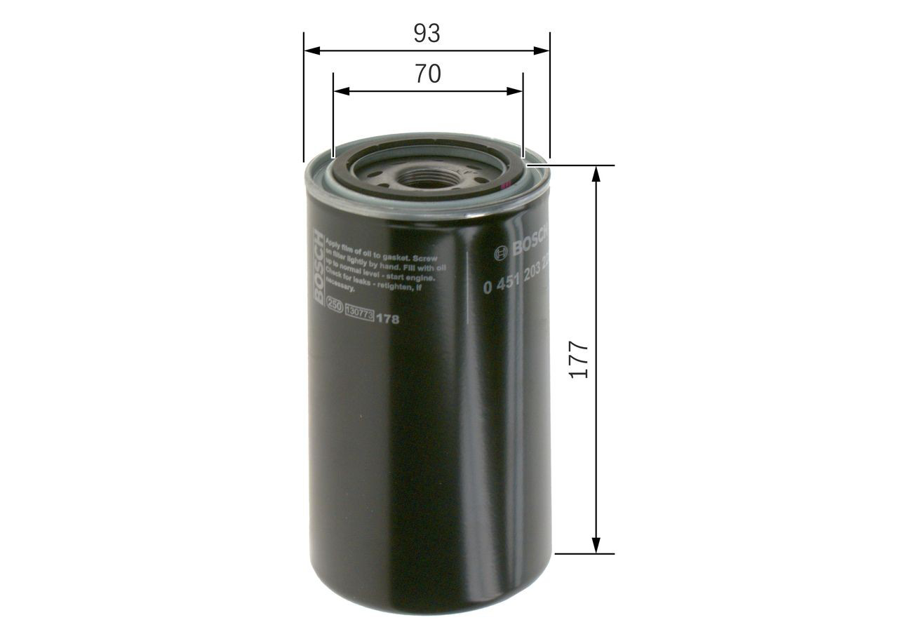 Масляний фільтр двигуна Bosch 0451203228 ціна, від 6.41 USD