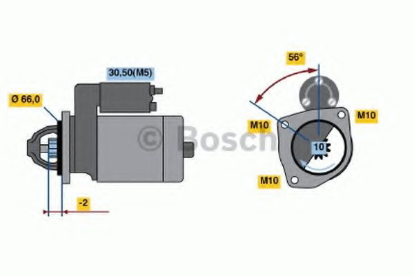 Стартер Bosch 0986018310 ціна, від 45.56 USD