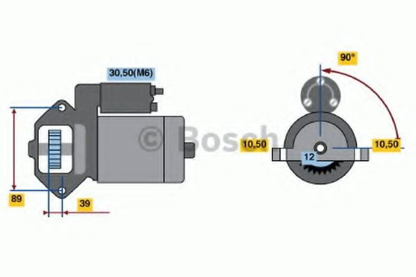 Стартер Bosch 0986021810 ціна, від 91.75 USD