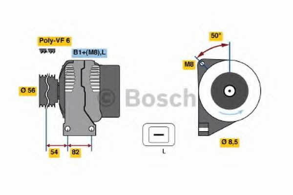 Купити 0986042840 Bosch Генератор