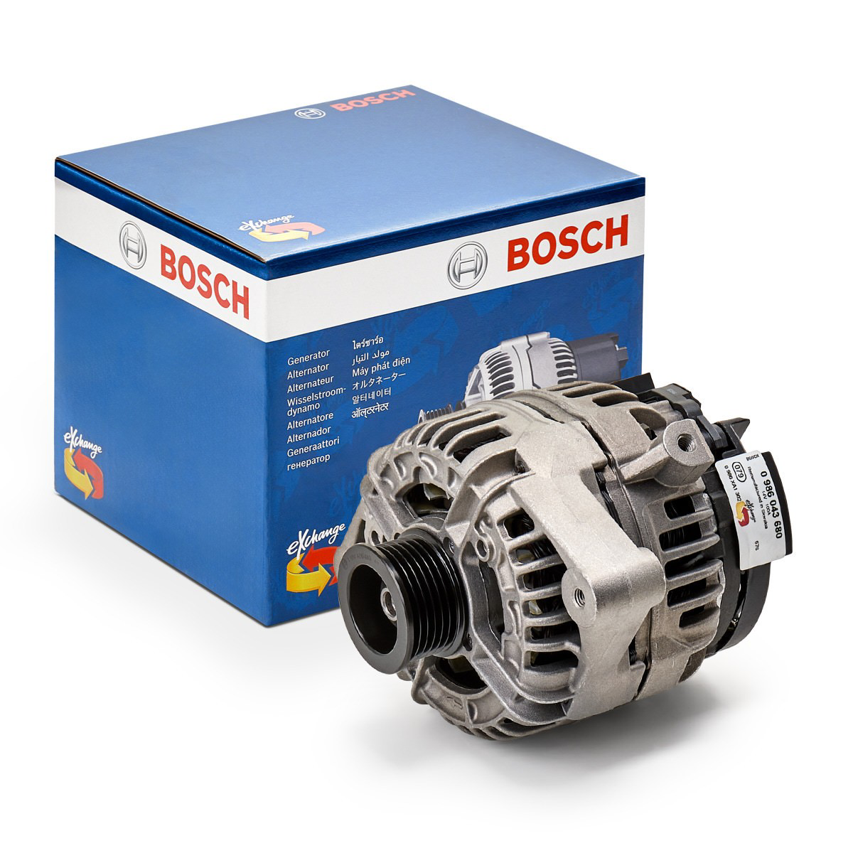 Генератор Bosch 0986043680 ціна, від 84.36 USD