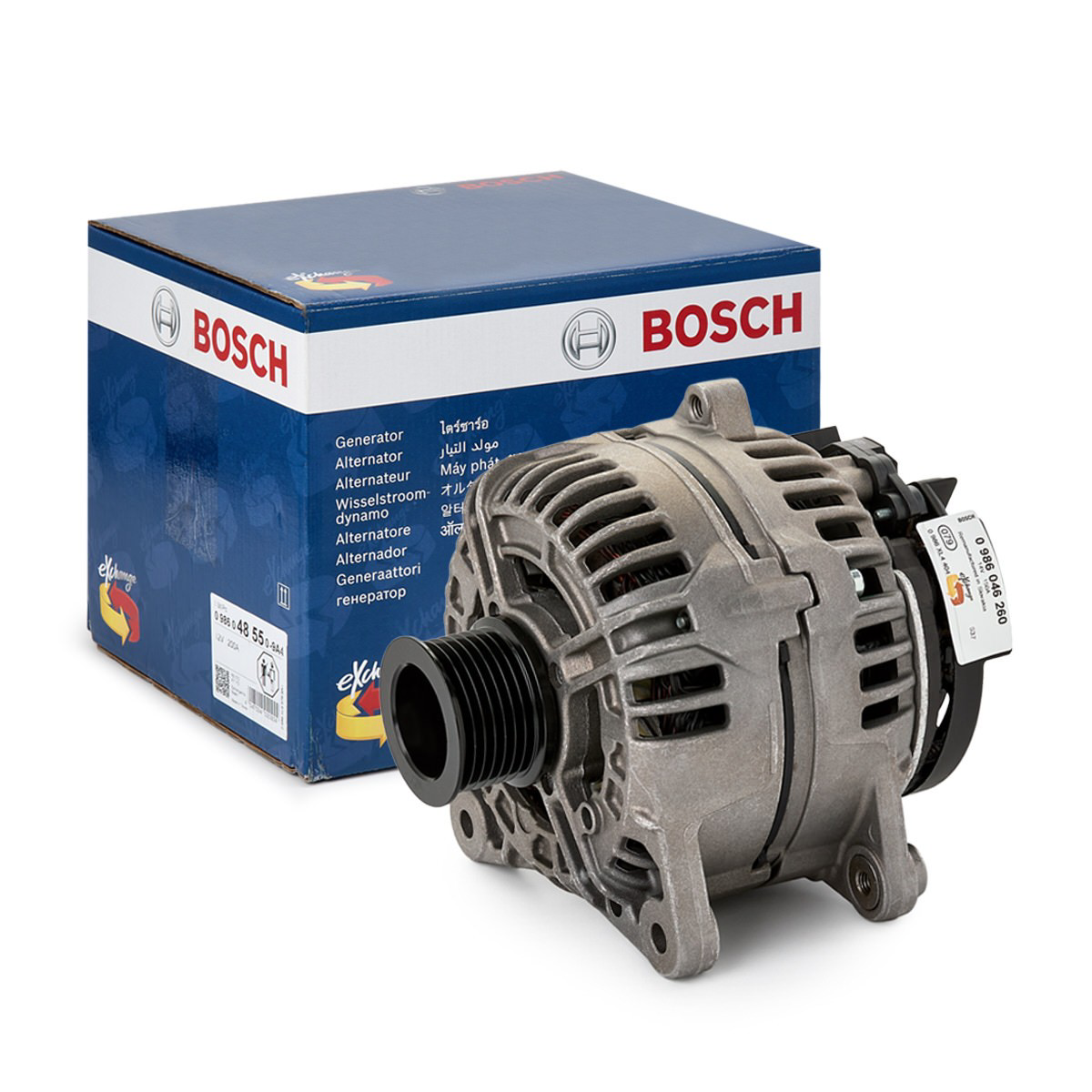 Генератор Bosch 0986046260 ціна, від 163.73 USD