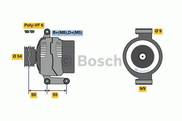 Купити 0986048771 Bosch Генератор