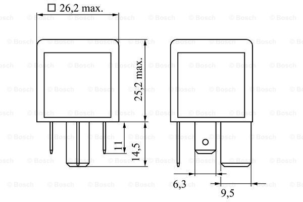 Реле управління Bosch 0986332002 ціна, від 6.33 USD