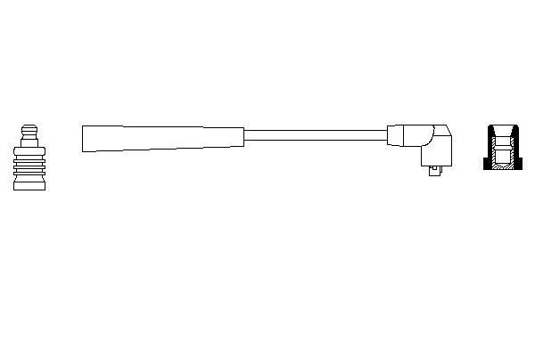 Дроти запалювання Bosch 0986356000 ціна, від 3.65 USD