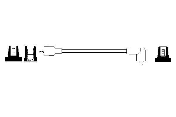 Дріт високовольтний Bosch 0986356090