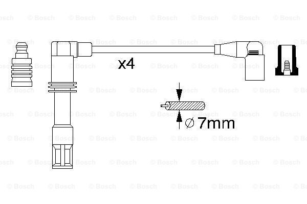 Високовольтні дроти 0986356308 Bosch