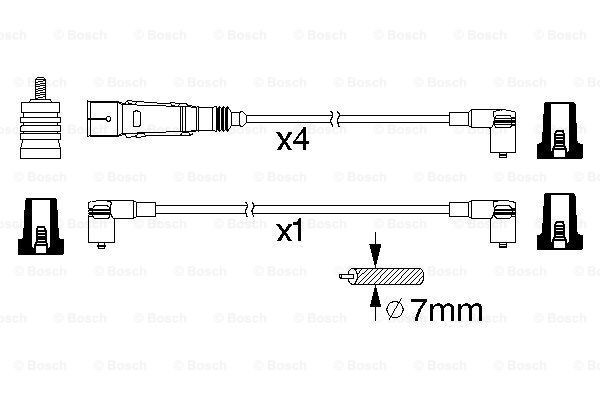 Дріт високовольтний Bosch 0986356360