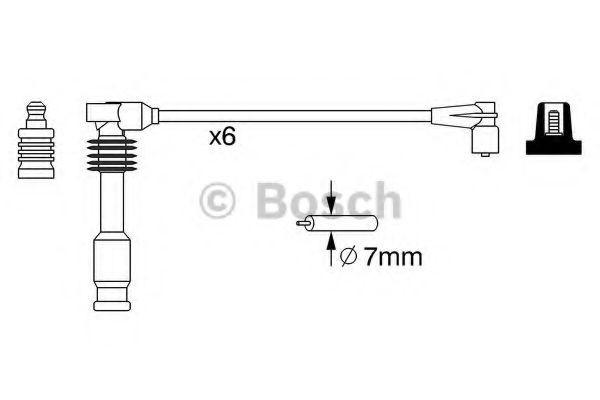 Купити MSK1050 Magneti Marelli Провід високовольтні, комплект