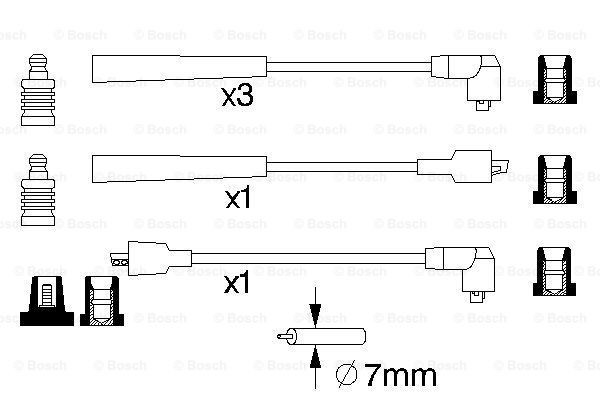 Високовольтні дроти MD030938 Proton