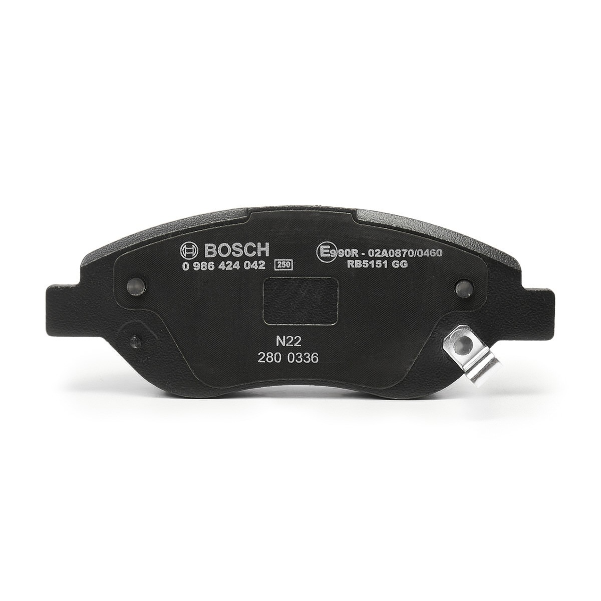 Гальмівні колодки Bosch 0986424042 ціна, від 41.52 USD