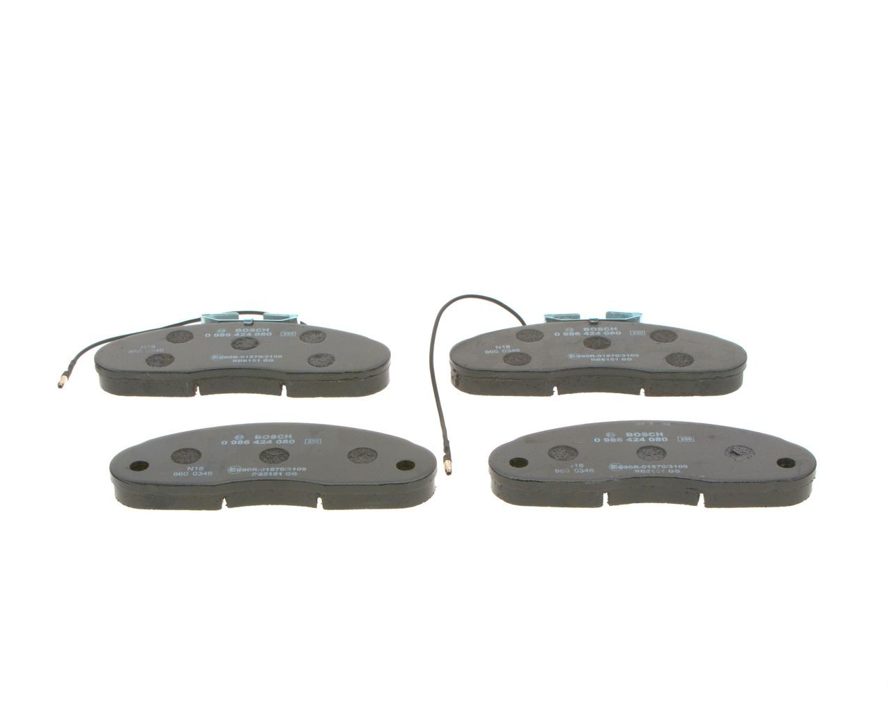 0986424080 Bosch Передні гальмівні колодки