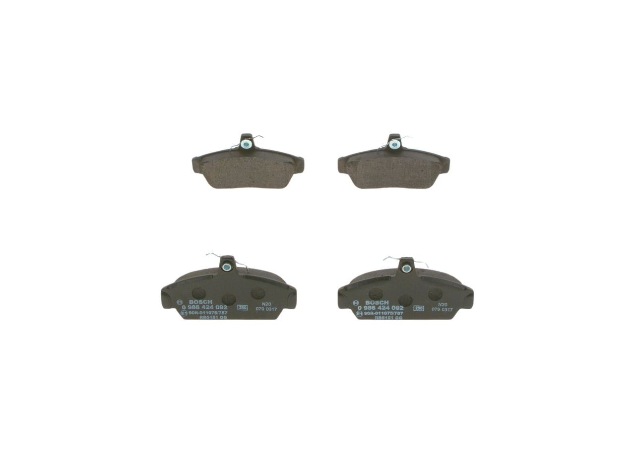 Гальмівні колодки Bosch 0986424092 ціна, від 23.62 USD