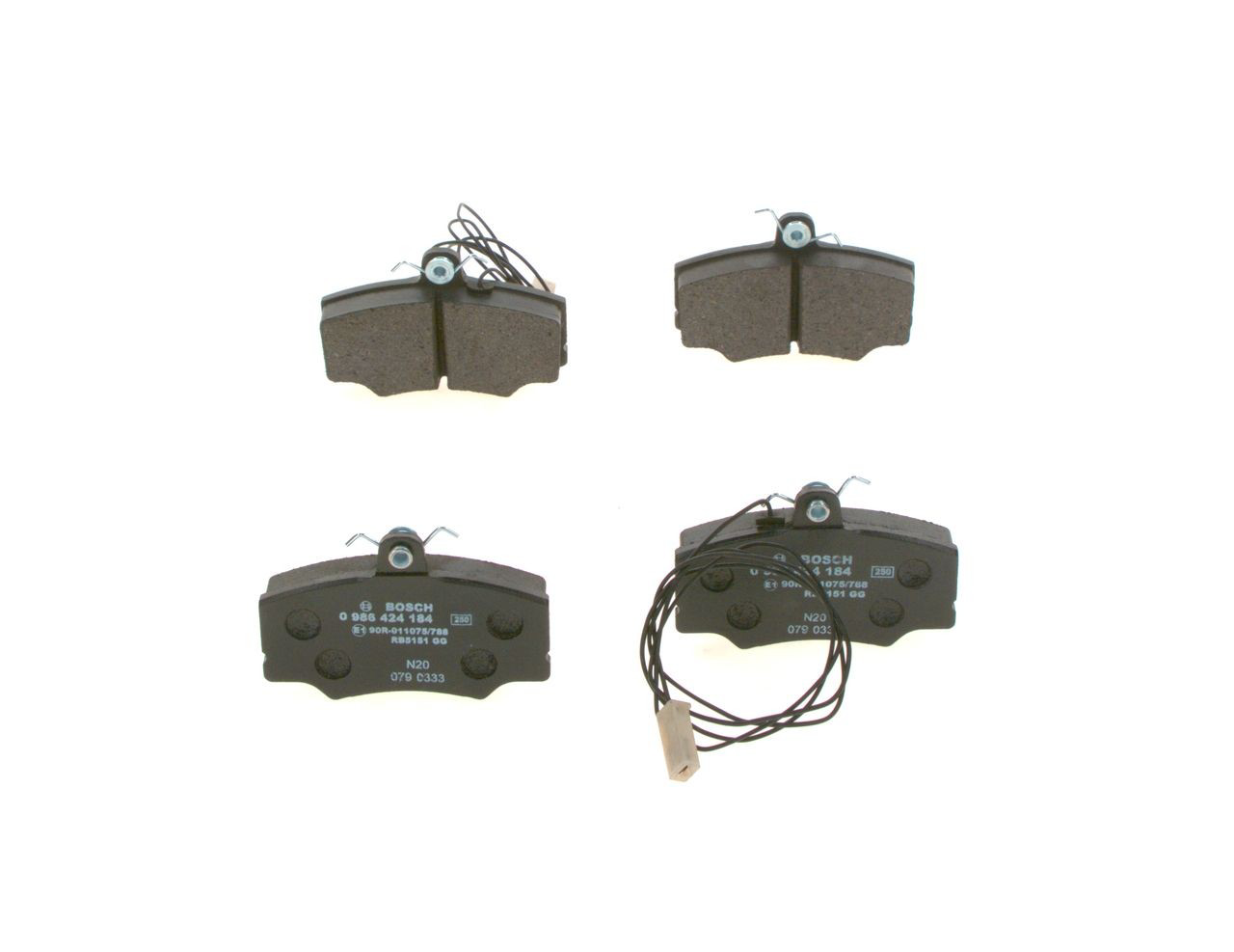 Передні тормозні колодки 60765017 Fiat/Alfa/Lancia