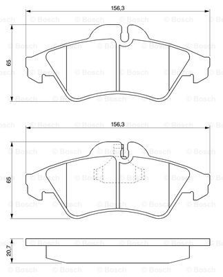 Гальмівні колодки Bosch 0986424218 ціна, від 35.96 USD