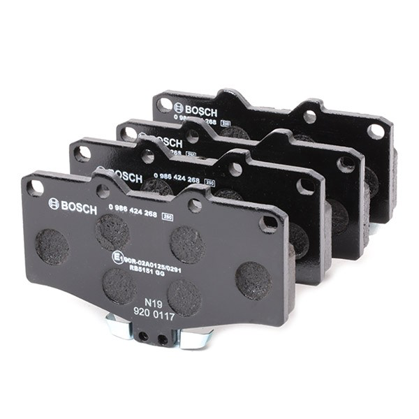 Передні тормозні колодки 0986424268 Bosch
