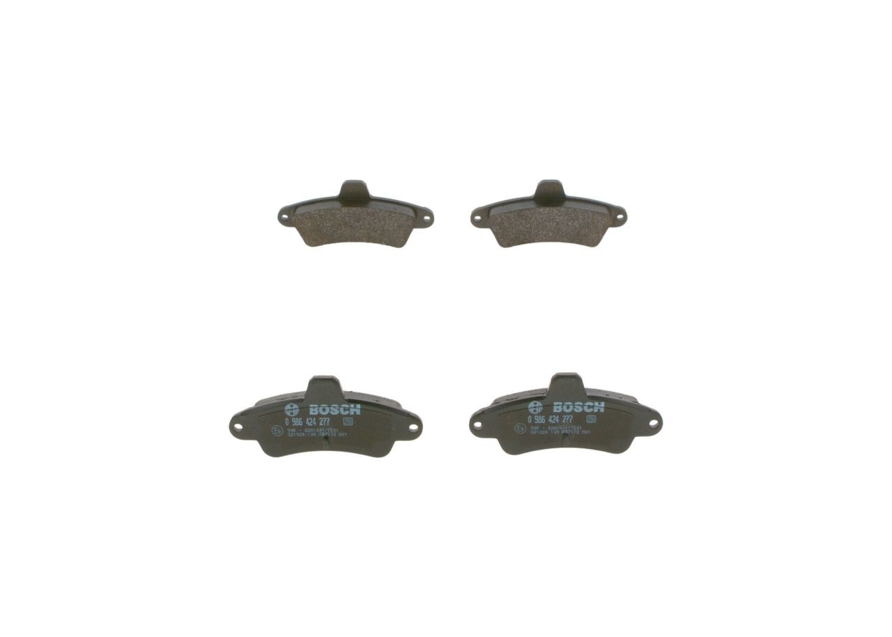 Задні гальмівні колодки Bosch 0986424277 ціна, від 15.96 USD