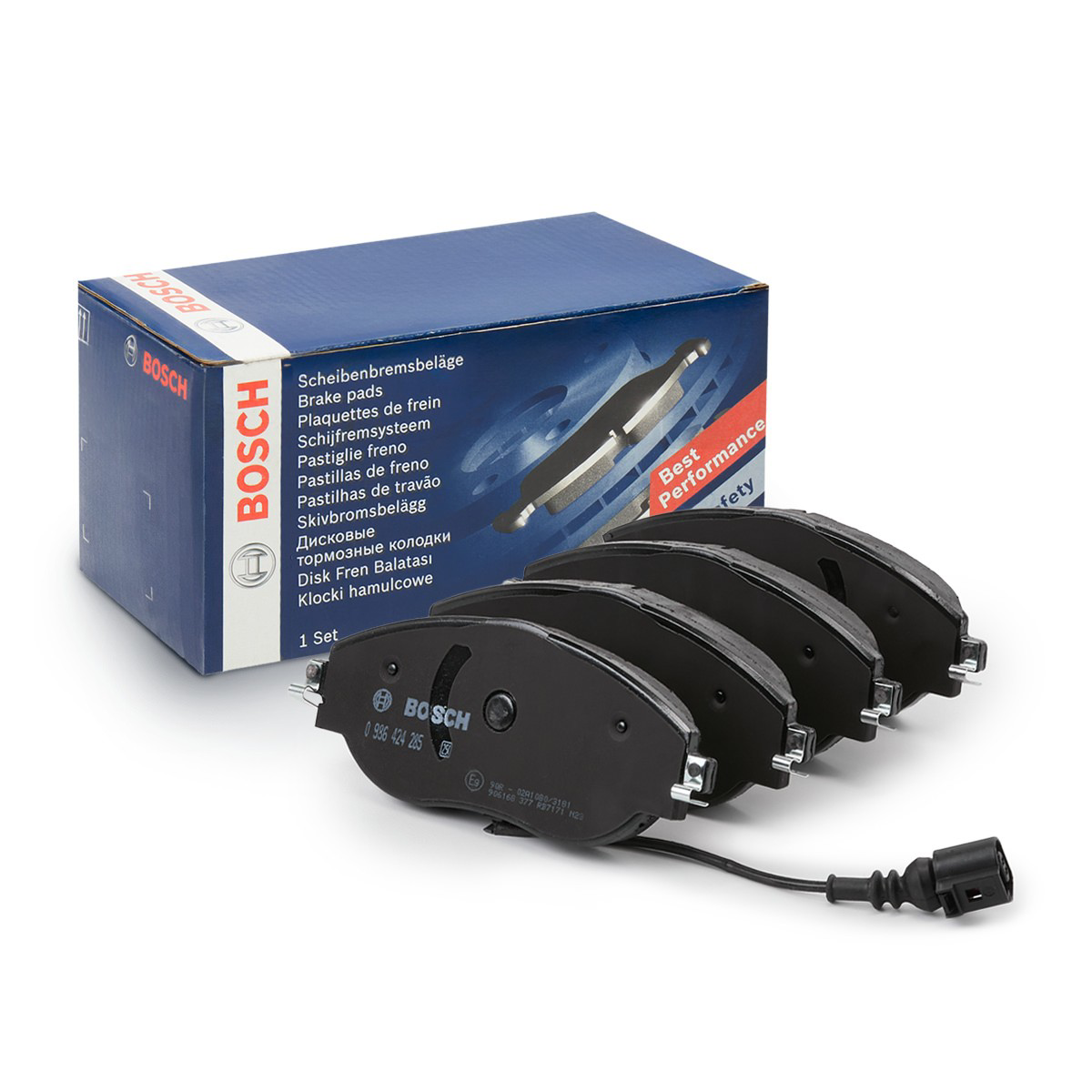 Передні тормозні колодки 0986424285 Bosch