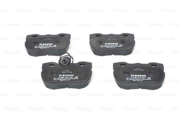 0986424287 Bosch Передні гальмівні колодки