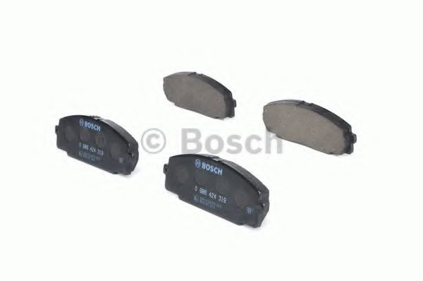 0986424319 Bosch Передні гальмівні колодки