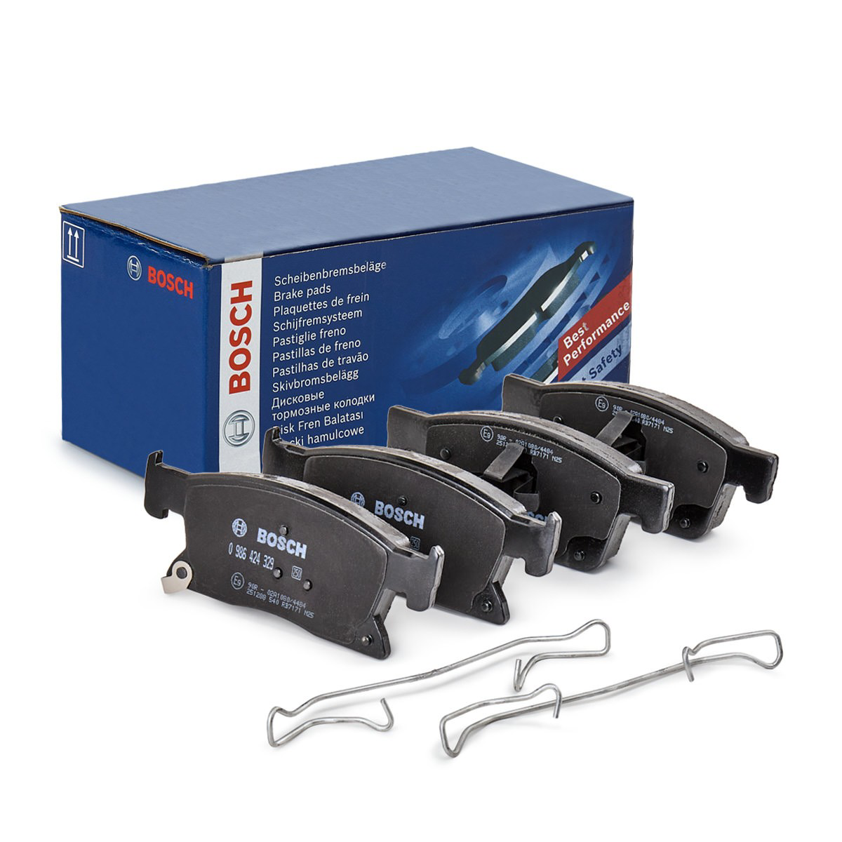 0986424329 Bosch Передні гальмівні колодки