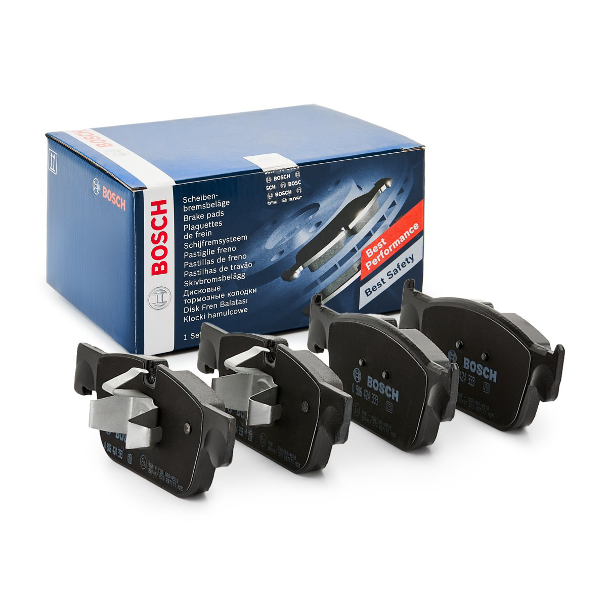 0986424333 Bosch Передні гальмівні колодки