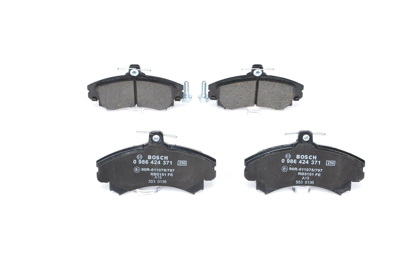 Купити 0986424371 Bosch Колодки гальмівні передні, дискові