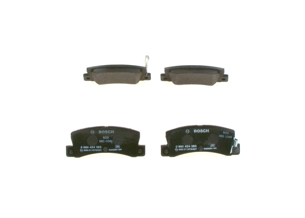 Задні дискові колодки Bosch 0986424383
