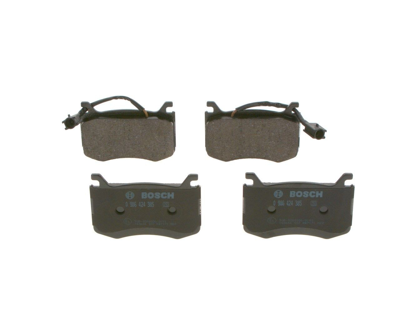 Передні тормозні колодки 0986424385 Bosch