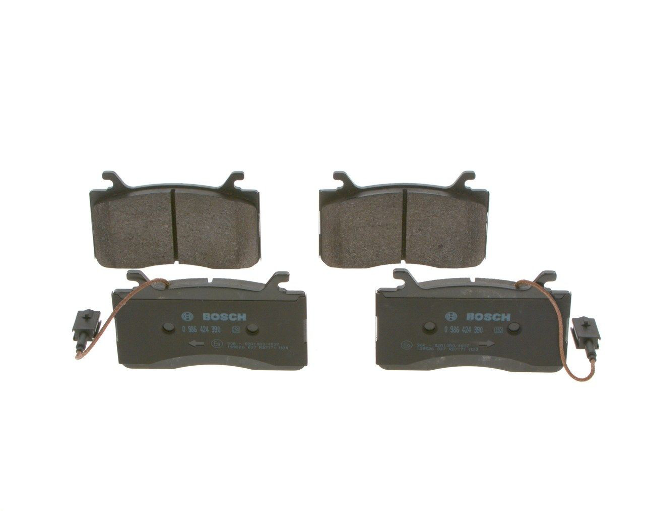 Передні тормозні колодки 0986424390 Bosch