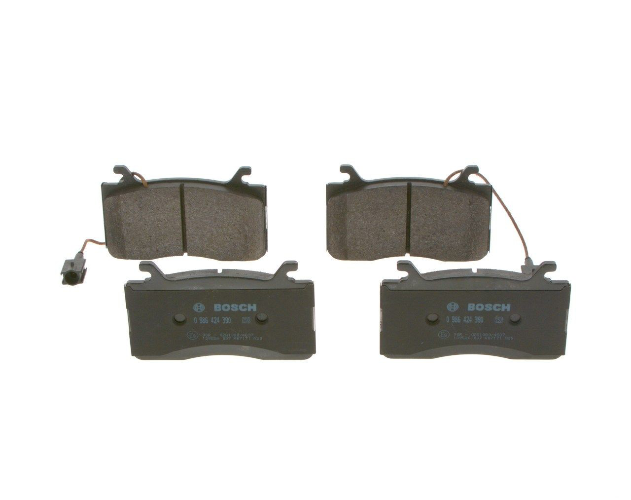 Купити 0986424390 Bosch Колодки гальмівні передні, дискові