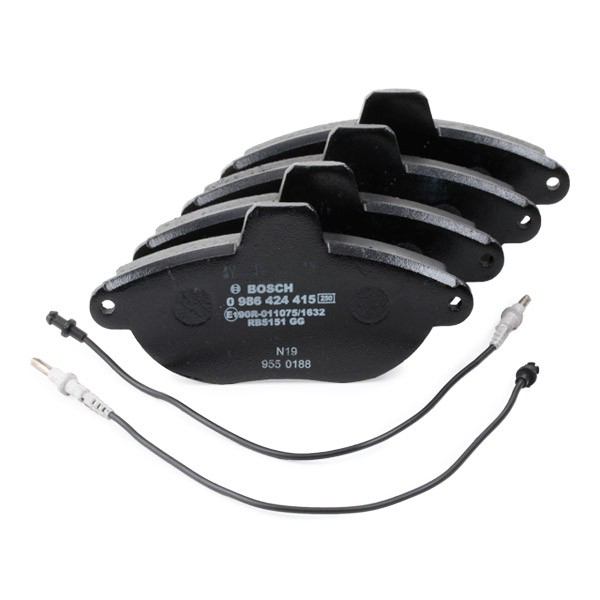 Передні тормозні колодки 0986424415 Bosch